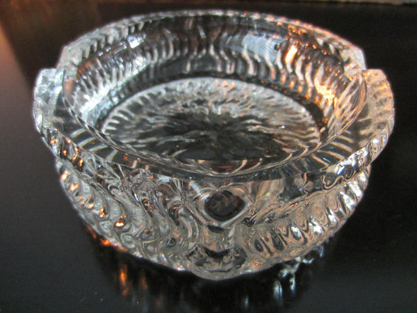 Rosenthal Studio Linie Signed Crystal Ashtrays - Designer Unique Finds 