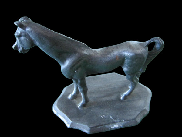 Equestrian Pewter Miniature Folk Art Horse - Designer Unique Finds 