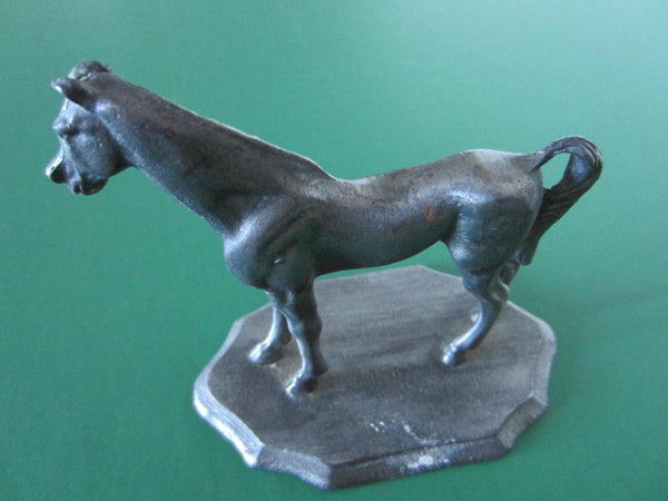 Equestrian Pewter Miniature Folk Art Horse - Designer Unique Finds 
