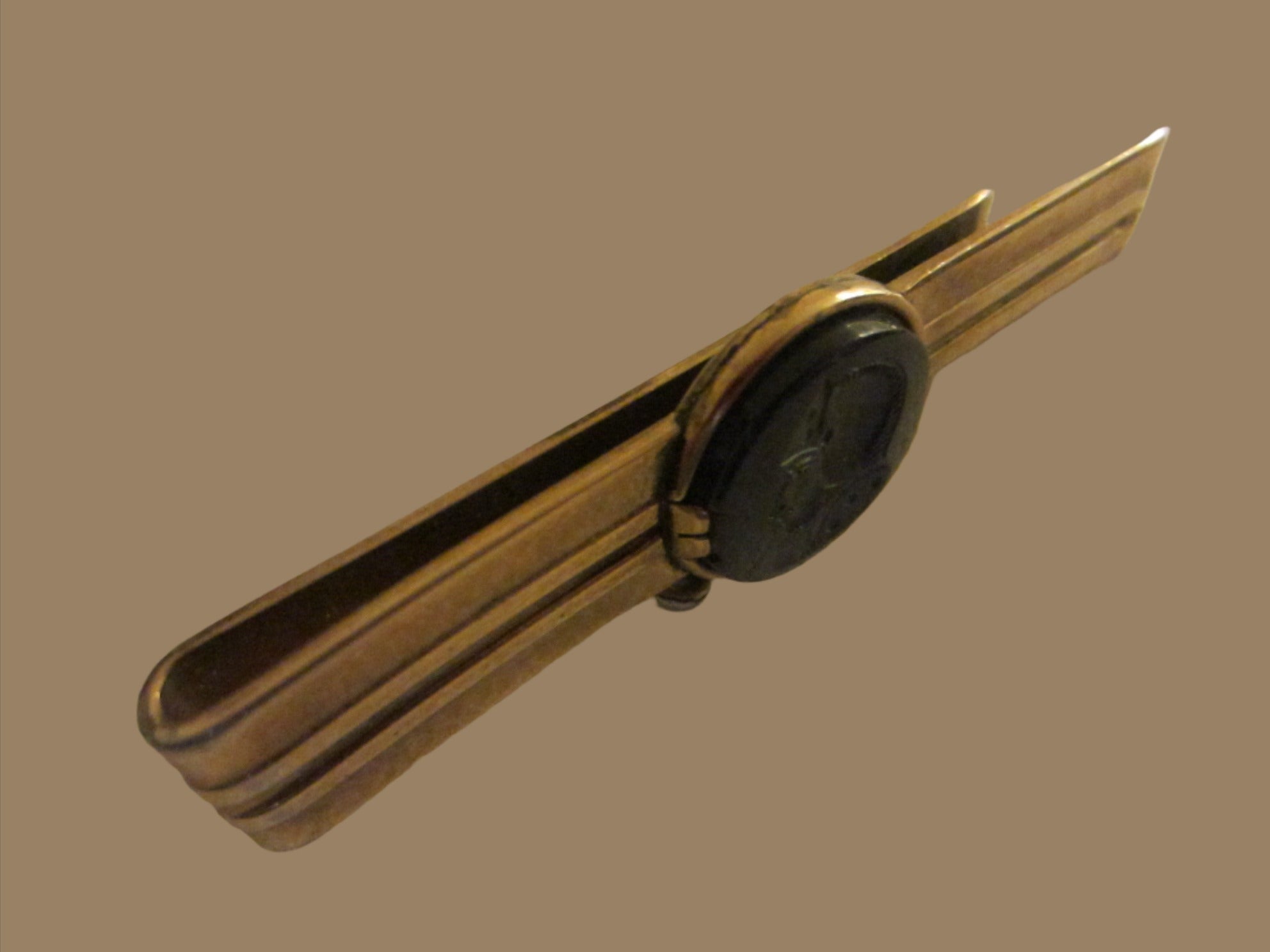 swank tie clip gold