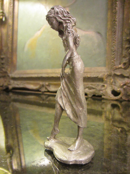 Pewter Figure Portrait Signed Gallo 97 FF 11 - Designer Unique Finds 