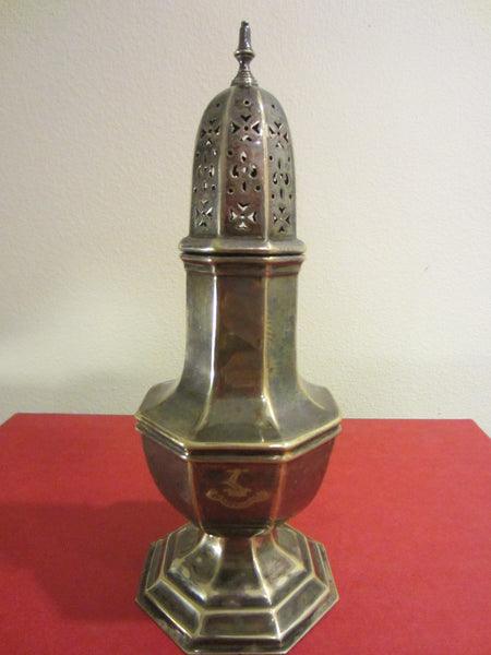 Mappin Webbs Princes Plate English Octagonal Silver Sifter - Designer Unique Finds 
 - 1