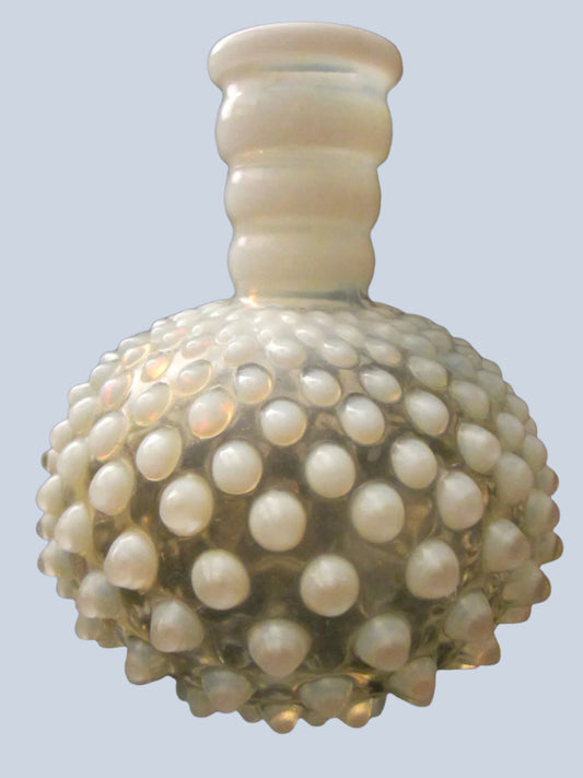 Fenton Hobnail Glass Bottle 