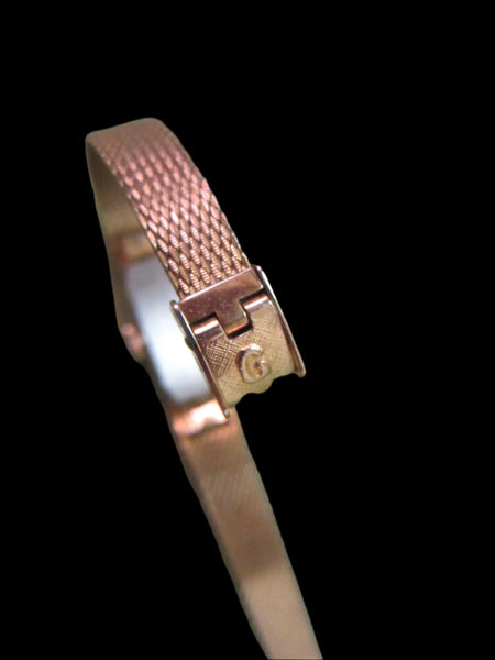 Gruen Percision Bracelet Watch Gold Plated Jeweled - Designer Unique Finds 
 - 7