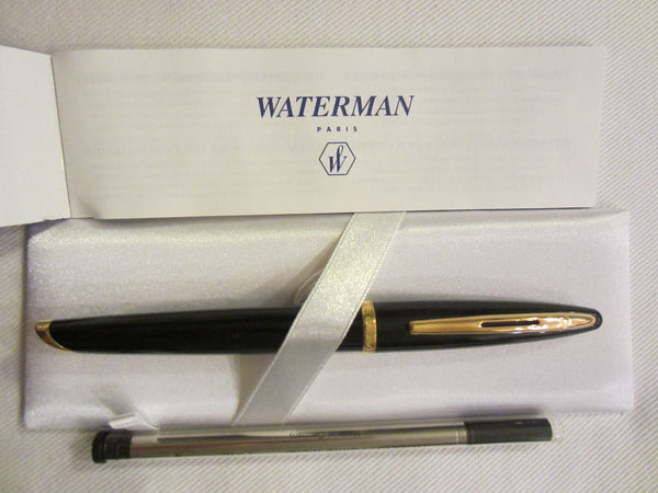 Waterman Paris Pen Emboss Gold Blue Leather Box - Designer Unique Finds 
 - 2