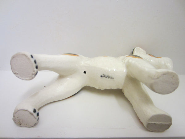 Scottish Terrier Porcelain Dog Figurine Marked Japan - Designer Unique Finds 