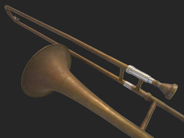 Signet Selmer Elkhart Indiana Brass Art Deco Trumpet Trombone - Designer Unique Finds 