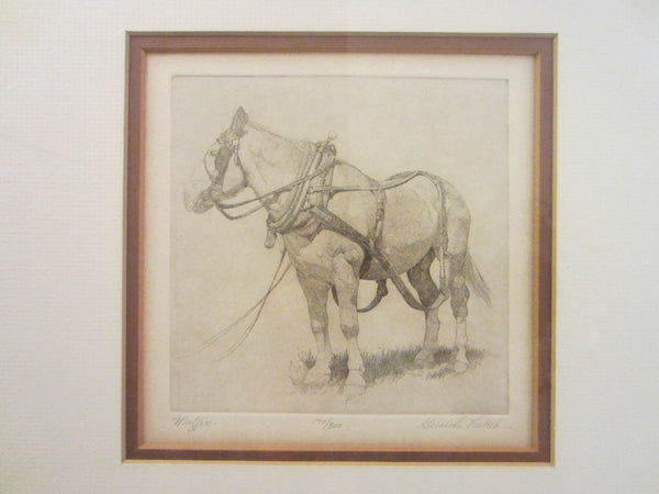 Muffin By Gerald Lubeck Signed Limited Edition Horse Lithograph - Designer Unique Finds 