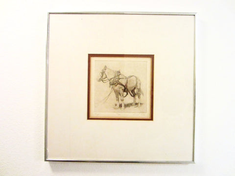 Muffin By Gerald Lubeck Signed Limited Edition Horse Lithograph - Designer Unique Finds 