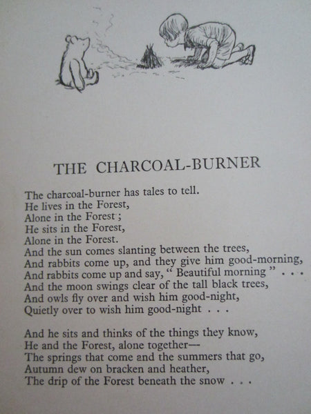 AA Milne Now We Are Six Book Decorated By Ernest H Shepard Winnie The Pooh - Designer Unique Finds 