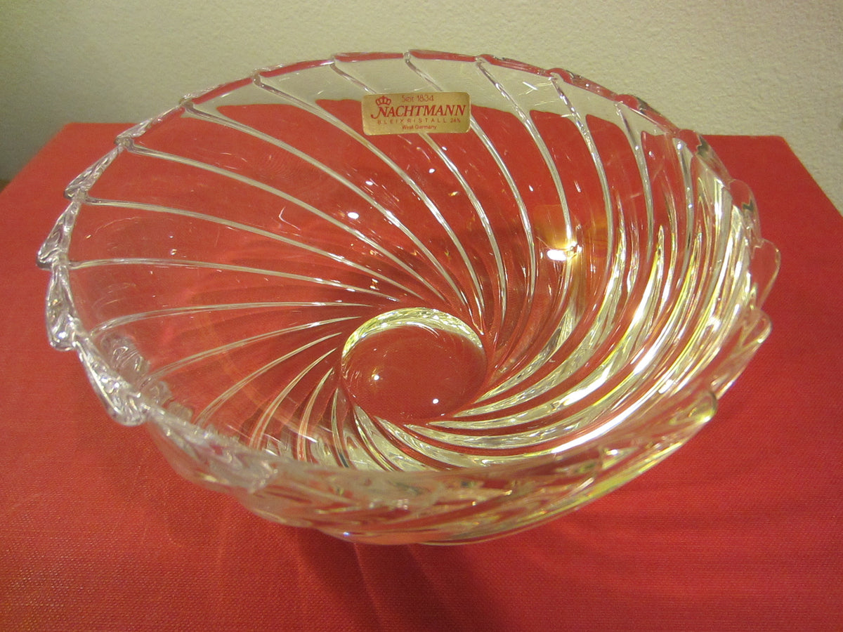 Nachtmann Bleikristall West Germany Crystal Bowl
