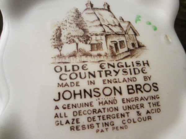 Olde English Countryside By Johnson Bros Hand Engraving Teapot - Designer Unique Finds 