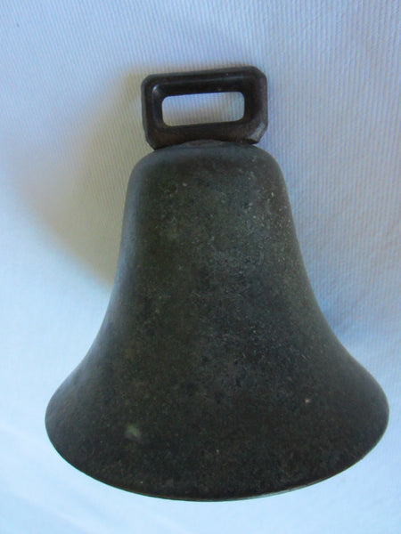 Colonial Style Cast Iron Farm Bell - Designer Unique Finds 