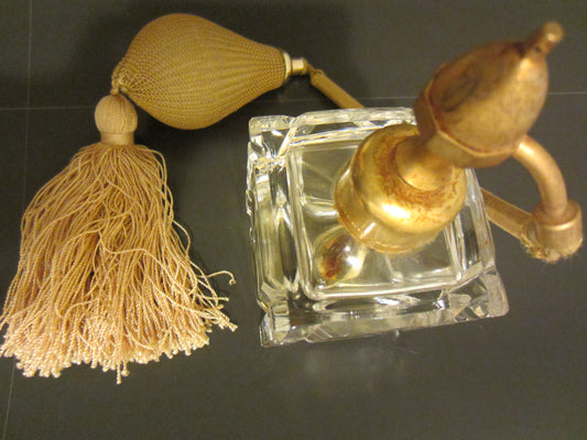 Marcel Franck Perfume Atomizer Crystal BottleFrance - Designer Unique Finds 

