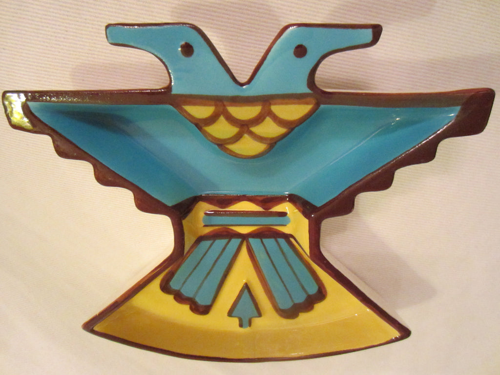 Sims Native American Thunderbird Glazed Tray