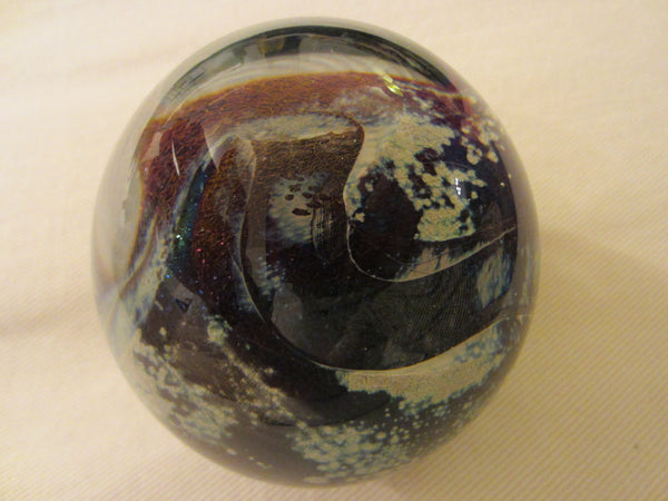 Eickholt Glass Paperweight Signed Dated 1983