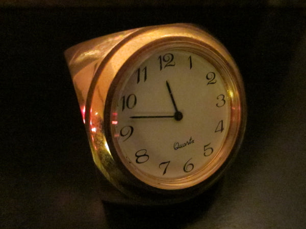 Miniature Brass Dice Quartz Clock Long Beach Memorial Women Hospital