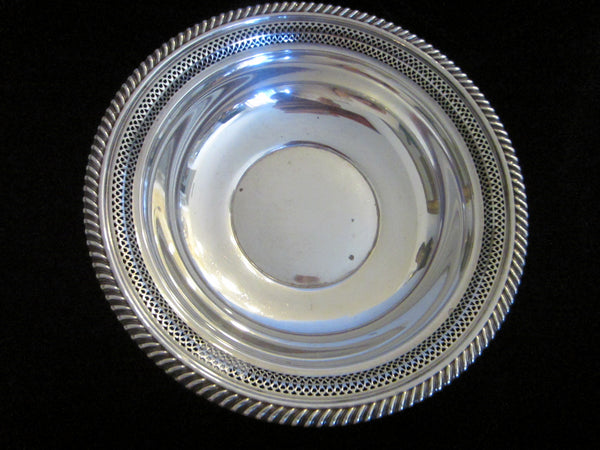 Gorham Silver Pierced Bowl With Sterling Hallmarks - Designer Unique Finds 
