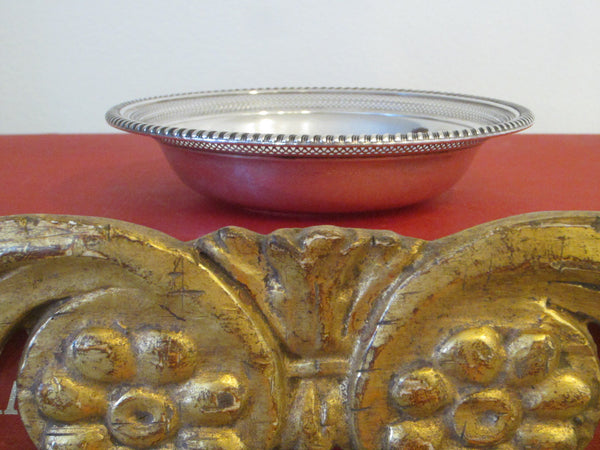 Gorham Silver Pierced Bowl With Sterling Hallmarks - Designer Unique Finds 