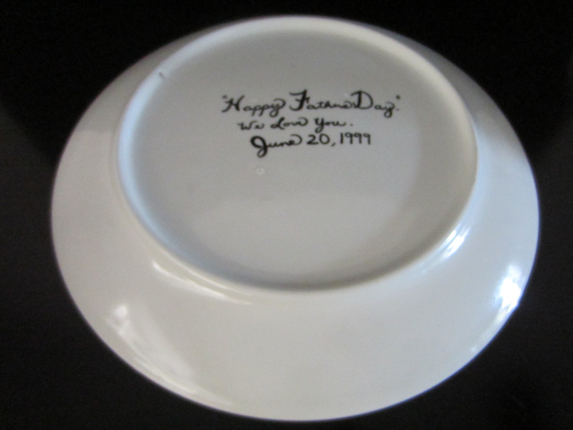 Robert Hazelton Winter Wolves Signed Modern Porcelain Charger - Designer Unique Finds 