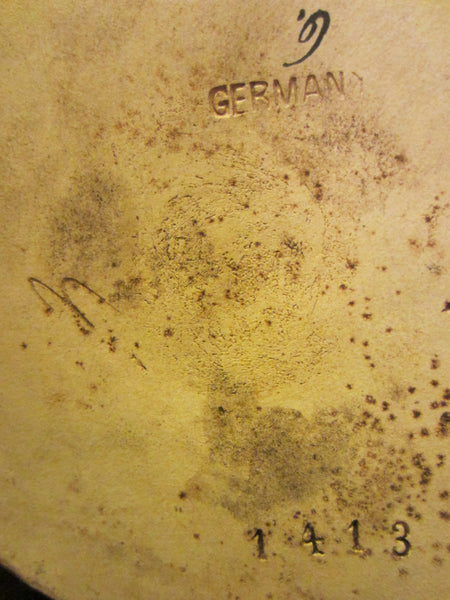 German Story Teller Ceramic Mug Hand Decorated Scripted - Designer Unique Finds 