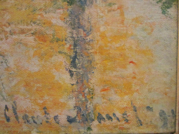 Claude Monet Impressionist Landscape Trees Repligraph Print - Designer Unique Finds 