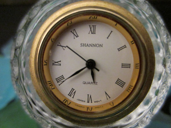 Shannon Crystal Clock Golf Ball Japan Movement - Designer Unique Finds 