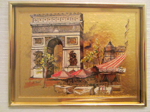 G Borelli Signed Chromatography Art Paris Champs Elysee