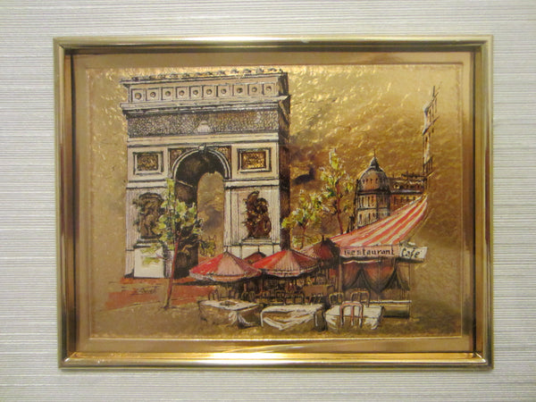 G Borelli Signed Chromatography Art Paris Champs Elysee