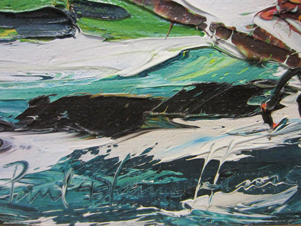 Paul Blain Henrie California Seascape Mid Century Oil on Canvas - Designer Unique Finds 
 - 7