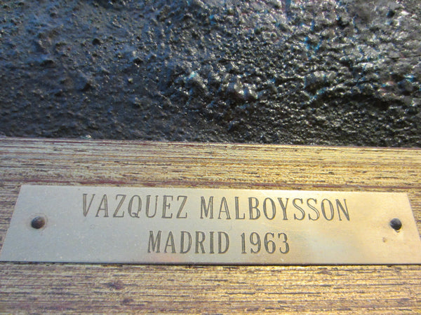 Vazquez Malboysson Madrid Abstract Portrait Mid Century Museum Quality - Designer Unique Finds 