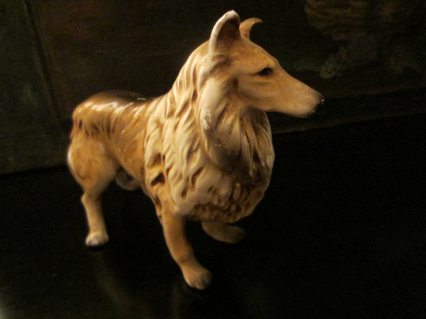 Collie English Ceramic Dog Hand Painted Stamped - Designer Unique Finds 
 - 3