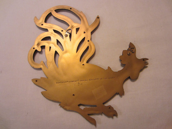 Golden Roosters American Syroco Mid Century Wall Decor