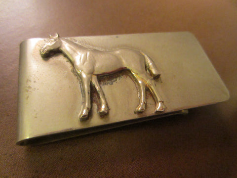 Silver Plated Horse Money Clip - Designer Unique Finds 
 - 1