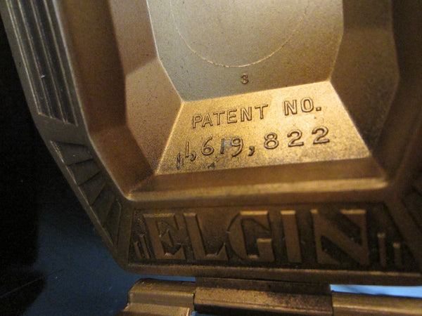 Art Deco Elgin Patented Watch Case Eagle Relief Marked Numbered - Designer Unique Finds 
 - 3