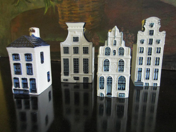 Blue Delft Liquor Decanters Ceramic Buildings Made In Holland - Designer Unique Finds 
 - 1