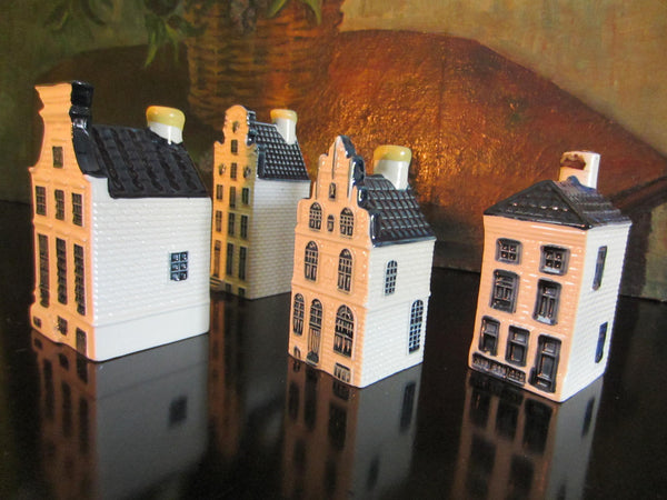 Blue Delft Liquor Decanters Ceramic Buildings Made In Holland - Designer Unique Finds 
 - 3