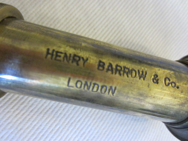 Henry Barrow Co London Telescope Compass English Oak Box - Designer Unique Finds 
 - 2