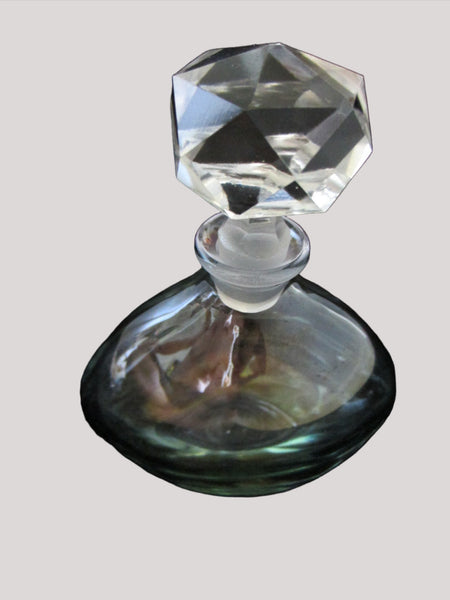 Cristallerie Italy Perfume Bottle Marriage Deco Stopper - Designer Unique Finds 