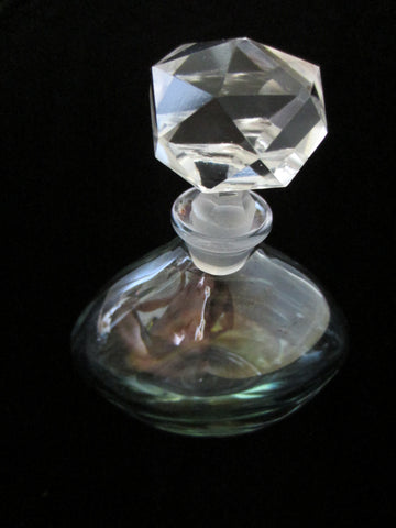 Cristallerie Italy Perfume Bottle Marriage Deco Stopper - Designer Unique Finds 