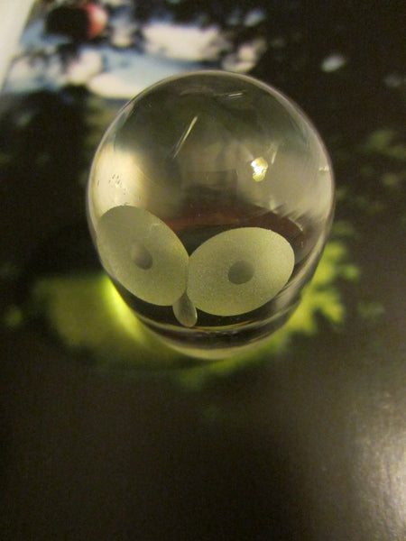 Hadeland Norway Egg Shape Crystal Owl - Designer Unique Finds 
 - 6