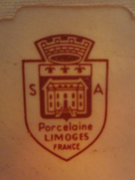 A Porcelain Limoges France Square Plate Signed Fragonard - Designer Unique Finds 
 - 5