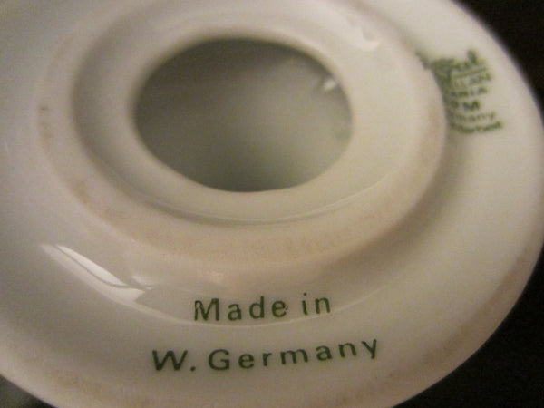 Royal Porzellain Bavaria KPM West Germany White Candlestick - Designer Unique Finds 