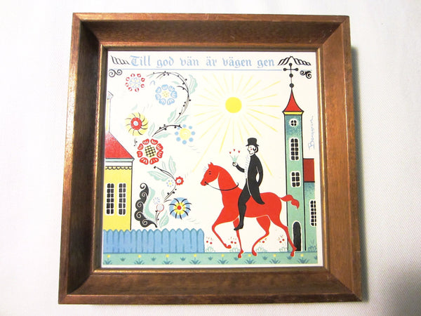 Suite Berggren Swedish Ceramic Inscribed Tiles - Designer Unique Finds 
 - 1