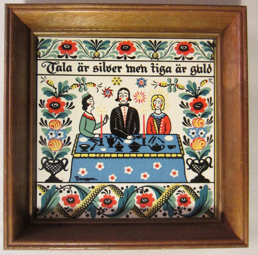 Suite Berggren Swedish Ceramic Inscribed Tiles - Designer Unique Finds 
 - 7