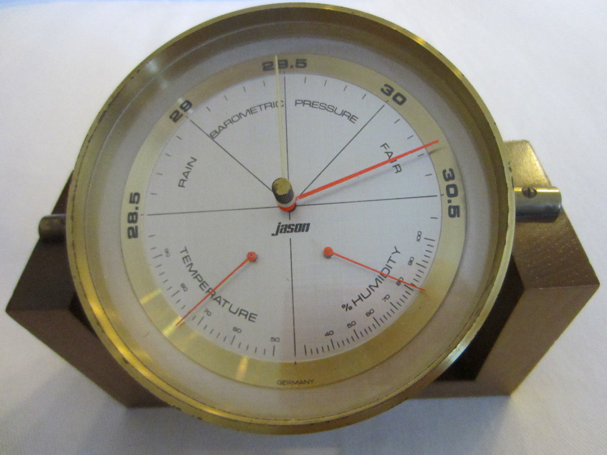 Unique Barometer Jason Swivel Barometer Thermometer On Stand Made In Germany – Designer ...