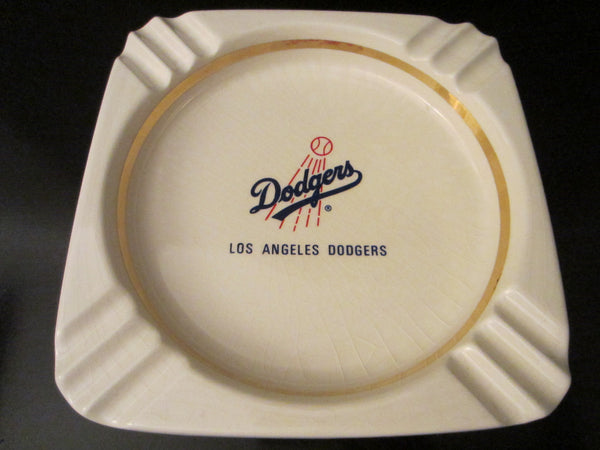 Los Angeles Dodgers Sport Memorabilia Ceramic Ashtray - Designer Unique Finds 